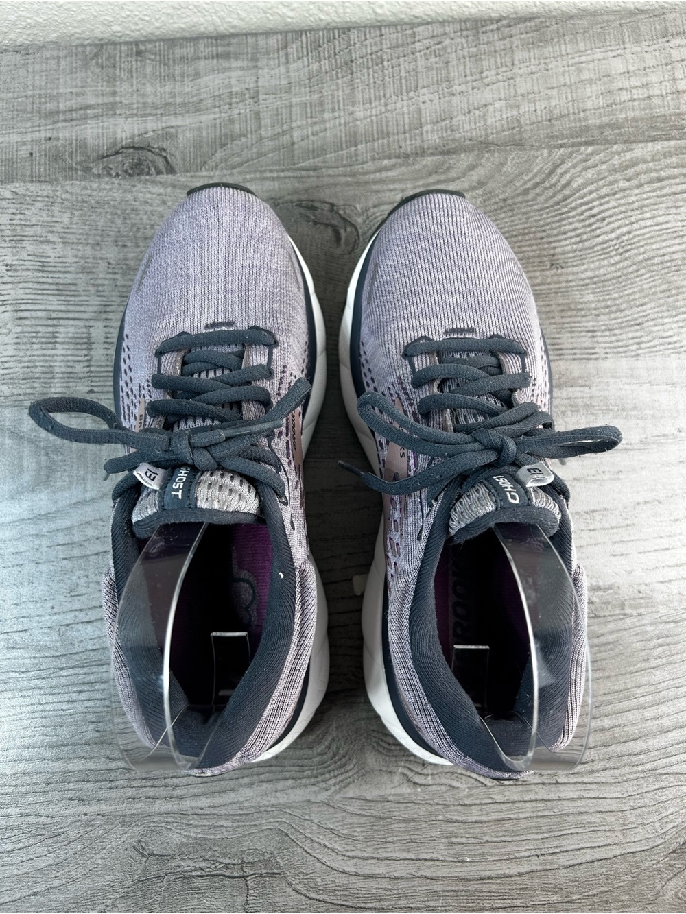 Brooks Ghost 13 Women’s Running Shoes - Lavender/Gray Size 6.5 B Athletic - Picture 5 of 14